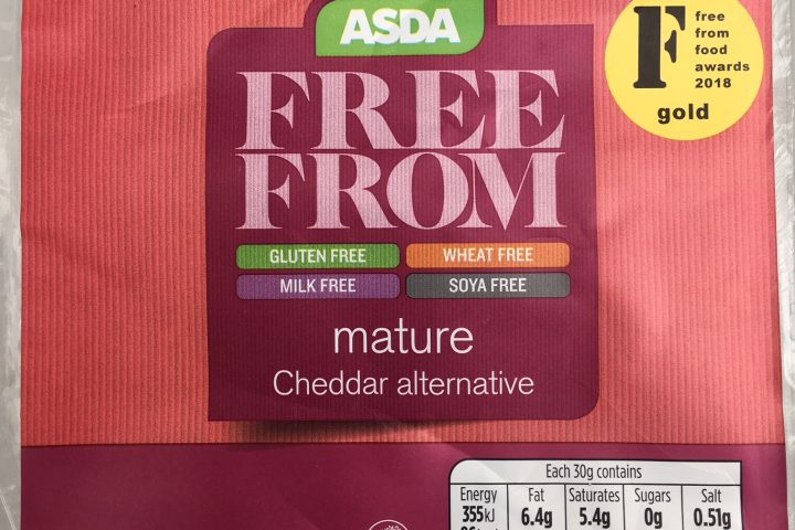 Asda Free From Mature Cheddar Alternative When is a Quaver not a Quaver? When it’s a lump of “cheese”.